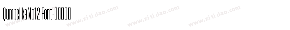 QumpellkaNo12 Font字体转换